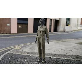 Women's Overalls with Sneakers 4 3D model